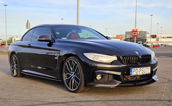 BMW Seria 4 cena 100000 przebieg: 155000, rok produkcji 2014 z Poznań małe 529
